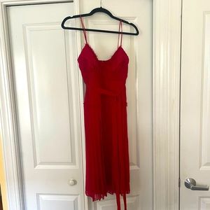 Vintage Y2K ABS red slip dress EUC size 2